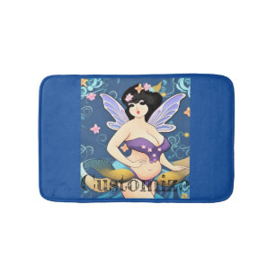 Full-figure Fairy Goddess Thunder_Cove Bath Mat