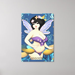 Full-figure Fairy Goddess Thunder_Cove  Canvas Print
