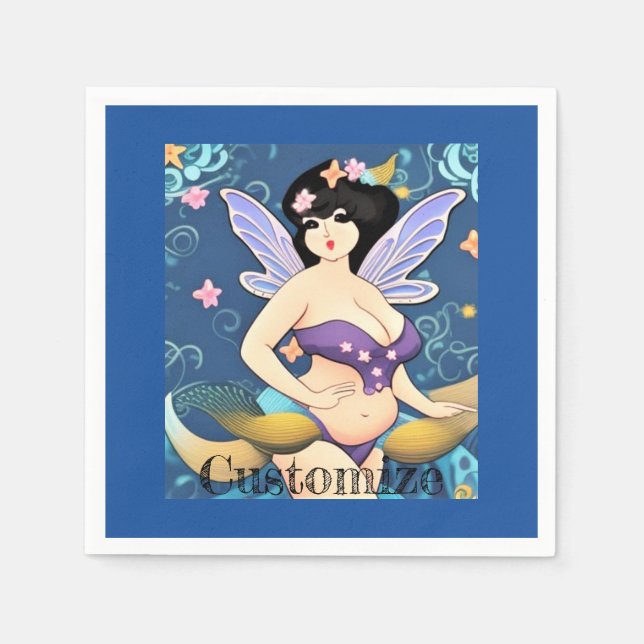 Full-figure Fairy Goddess Thunder_Cove Napkin (Front)