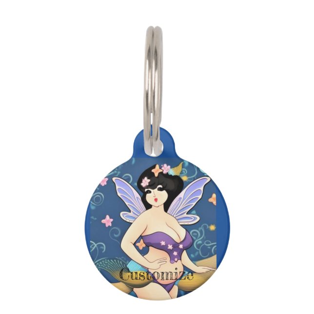 Full-figure Fairy Goddess Thunder_Cove Pet Tag (Front)