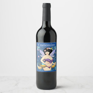 Full-figure Fairy Goddess Thunder_Cove Wine Label