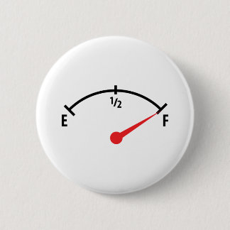 full fuel tank indicator gauge 6 cm round badge