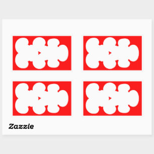 Full-house bonus for employees rectangular sticker
