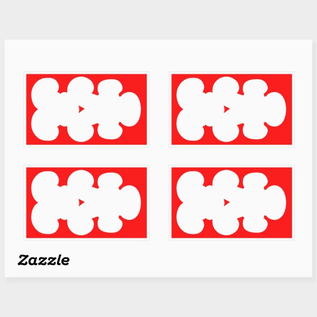Full-house bonus for employees rectangular sticker (Sheet)