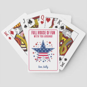 Full House of Fun with You Around! Funny Friends Playing Cards