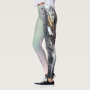 Full Leg Feather Leggings