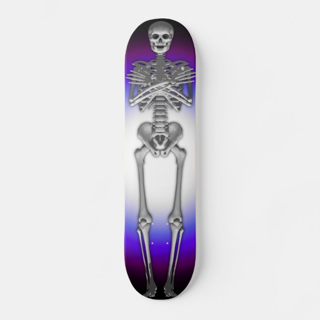 Full Length Skeleton: Custom Skateboard (Front)