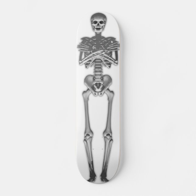 Full Length Skeleton: Custom Skateboard (Front)
