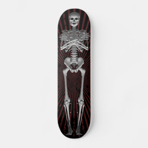 Full Length Skeleton: Custom Skateboard