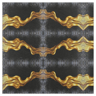 Full Liquid Gold Swirl Pattern Designer Home Fabri Fabric