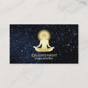 Full Lotus (enlightened) / Night Sky Business Card