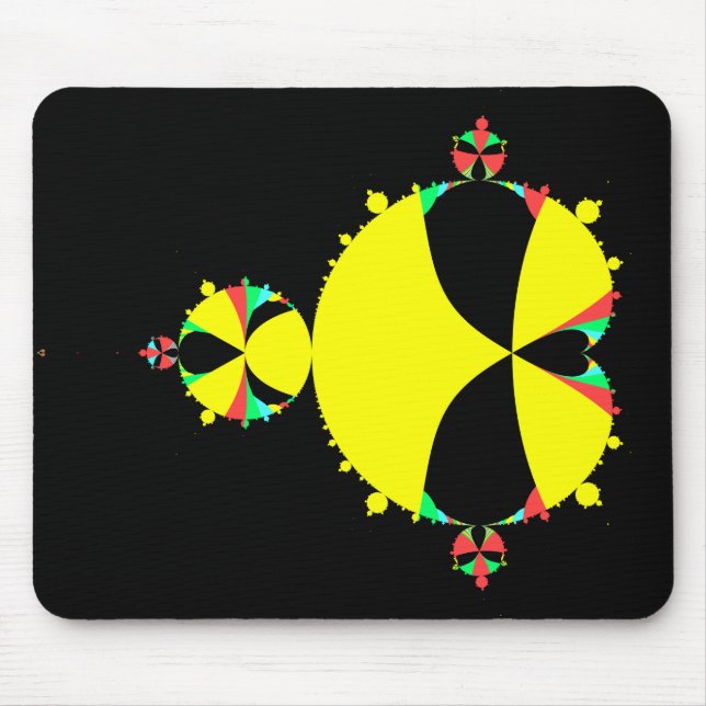 Full Mandelbrot Fractal Colourful Pop Art Mouse Mat (Front)