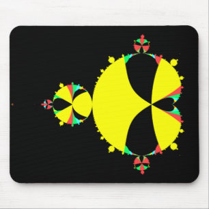 Full mandelbrot set pop art mouse mat