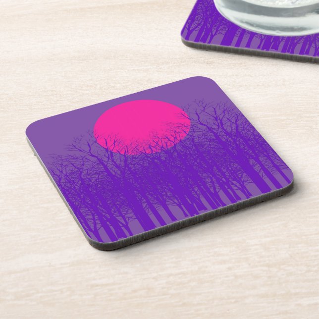 Full Moon #3 Coaster (Left Side)