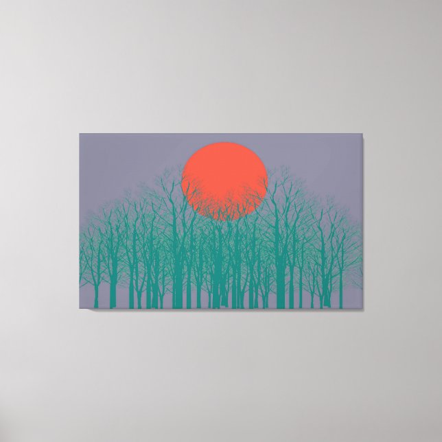 Full Moon #4 Canvas Print (Front)