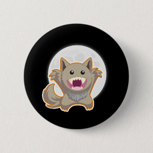 Full Moon 6 Cm Round Badge