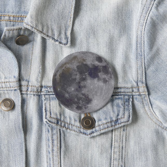 Full Moon 7.5 Cm Round Badge (In Situ)