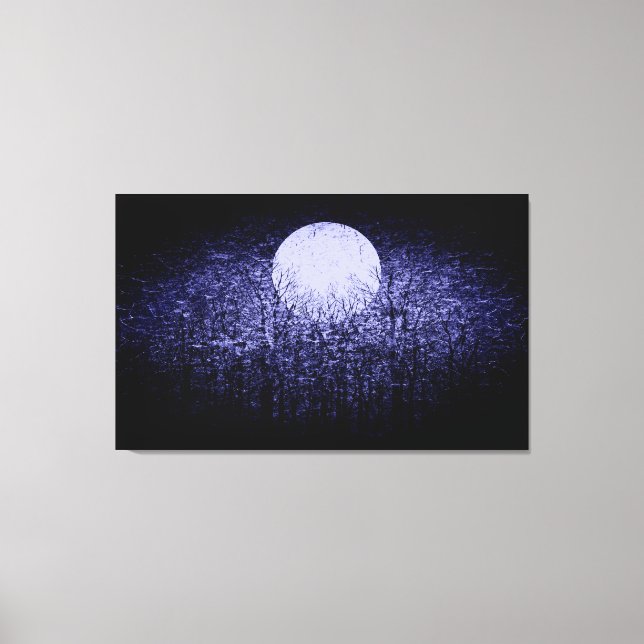 Full Moon #9 Canvas Print (Front)