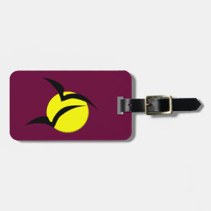 Full Moon and Bats Custom Luggage Tag
