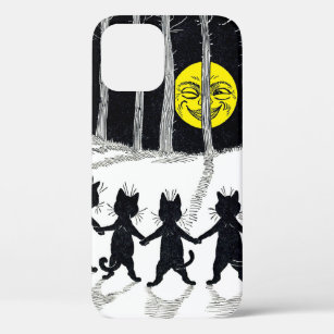 Full moon and Cats, Louis Wain Case-Mate iPhone Case