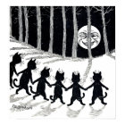 Full moon and Cats, Louis Wain