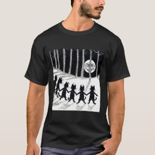 Full moon and Cats, Louis Wain T-Shirt