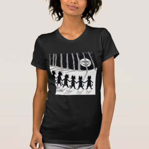 Full moon and Cats, Louis Wain T-Shirt