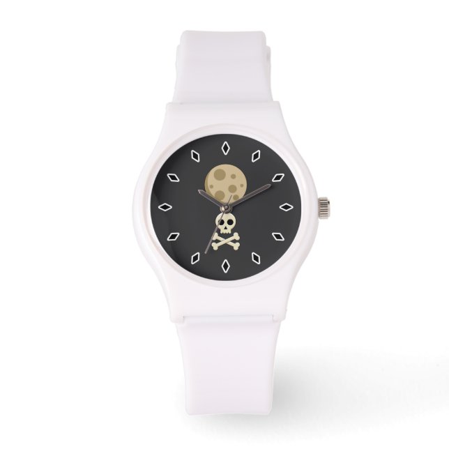 Full Moon and Skull  Watch (Front)