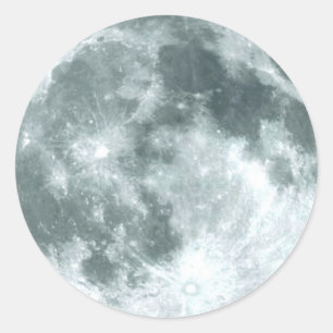 "FULL MOON" Astronomy Stickers