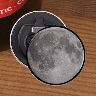 Full Moon Astronomy Theme Bottle Opener