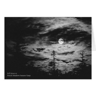 Full Moon at French Meadows Summer Camp