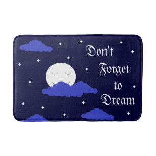 Full Moon at Midnight & Stars Bath Mat
