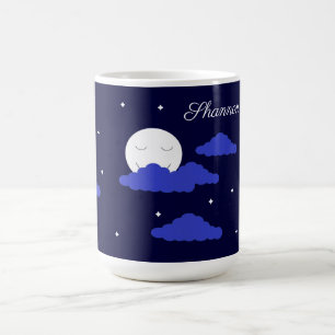 Full Moon at Midnight & Stars: Coffee Mug