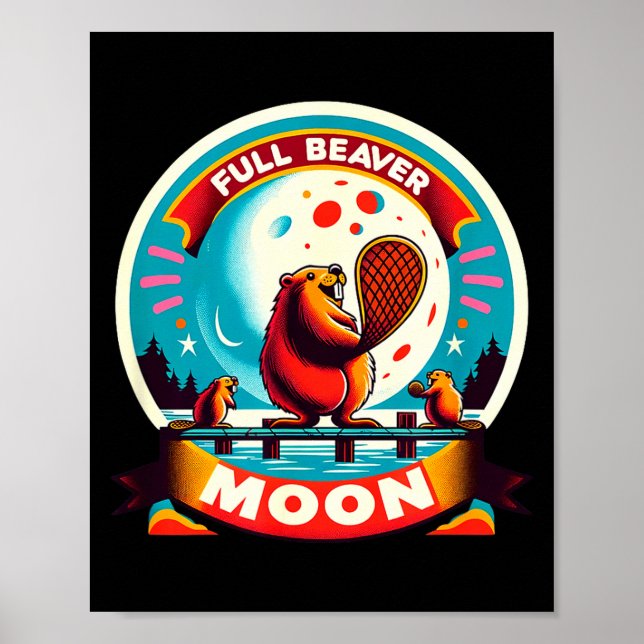 Full Moon Beaver  Poster (Front)
