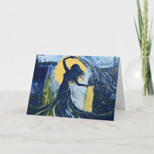 Full Moon Belly Dancer                             Card