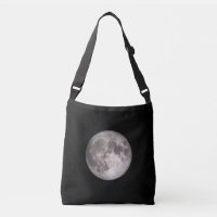 Full moon black space 