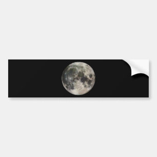Full Moon Bumper Sticker