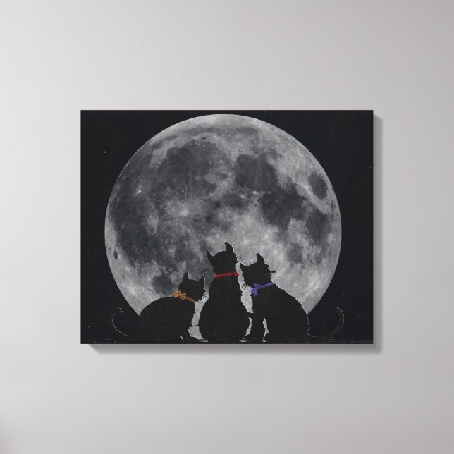 Full Moon Canvas Print (Front)
