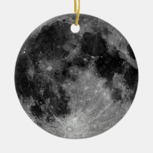 Full Moon Ceramic Tree Decoration