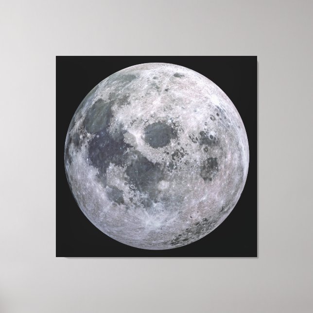 FULL MOON Custom Photography Canvas Print (Front)