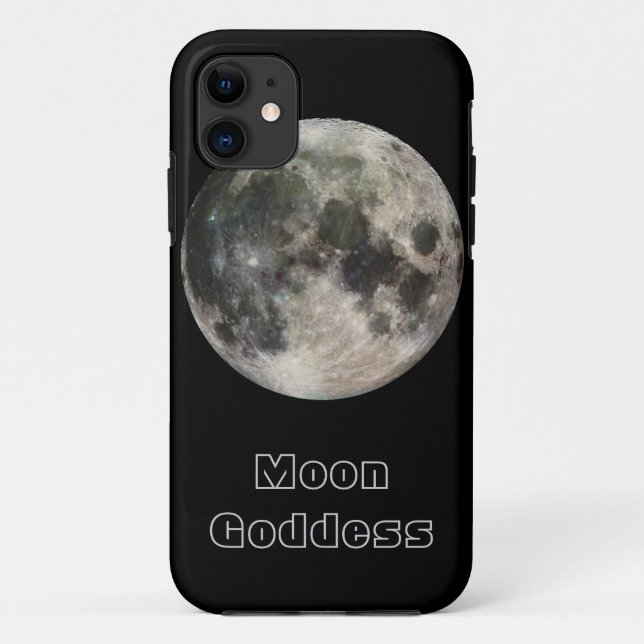 Full Moon Custom Text iPhone 5 Case (Back)