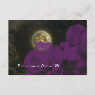 Full Moon Deep Purple Ghost Roses Save the Date