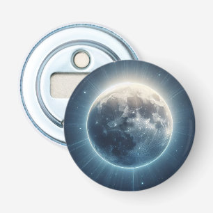 Full Moon Eclipse White Glow Bottle Opener