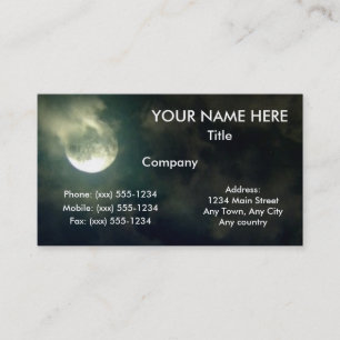 FULL MOON FEVER ~ BUSINESS CARD