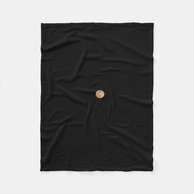Full Moon Fleece Blanket (Front)