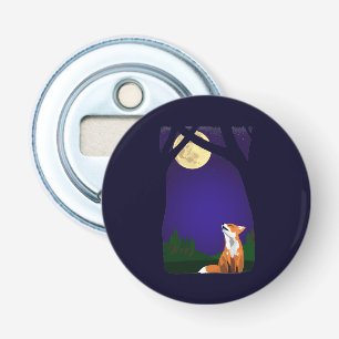 Full moon fox bottle opener