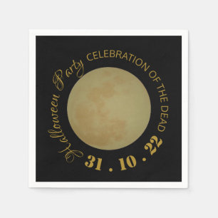Full Moon, Halloween Party Napkin
