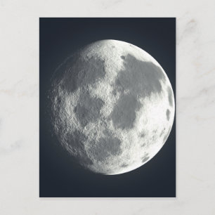 Full Moon Image Postcard