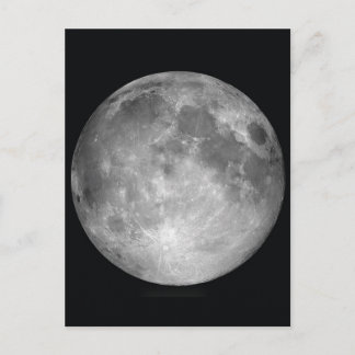 Full Moon Images Postcard