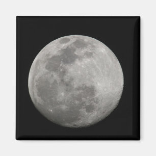 Full moon in black and white. Credit as: Arthur Magnet